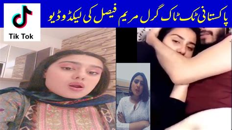 tiktok girl leaked video|Another Pakistani TikTok star Maryam Faisal’s MMS leaks ...